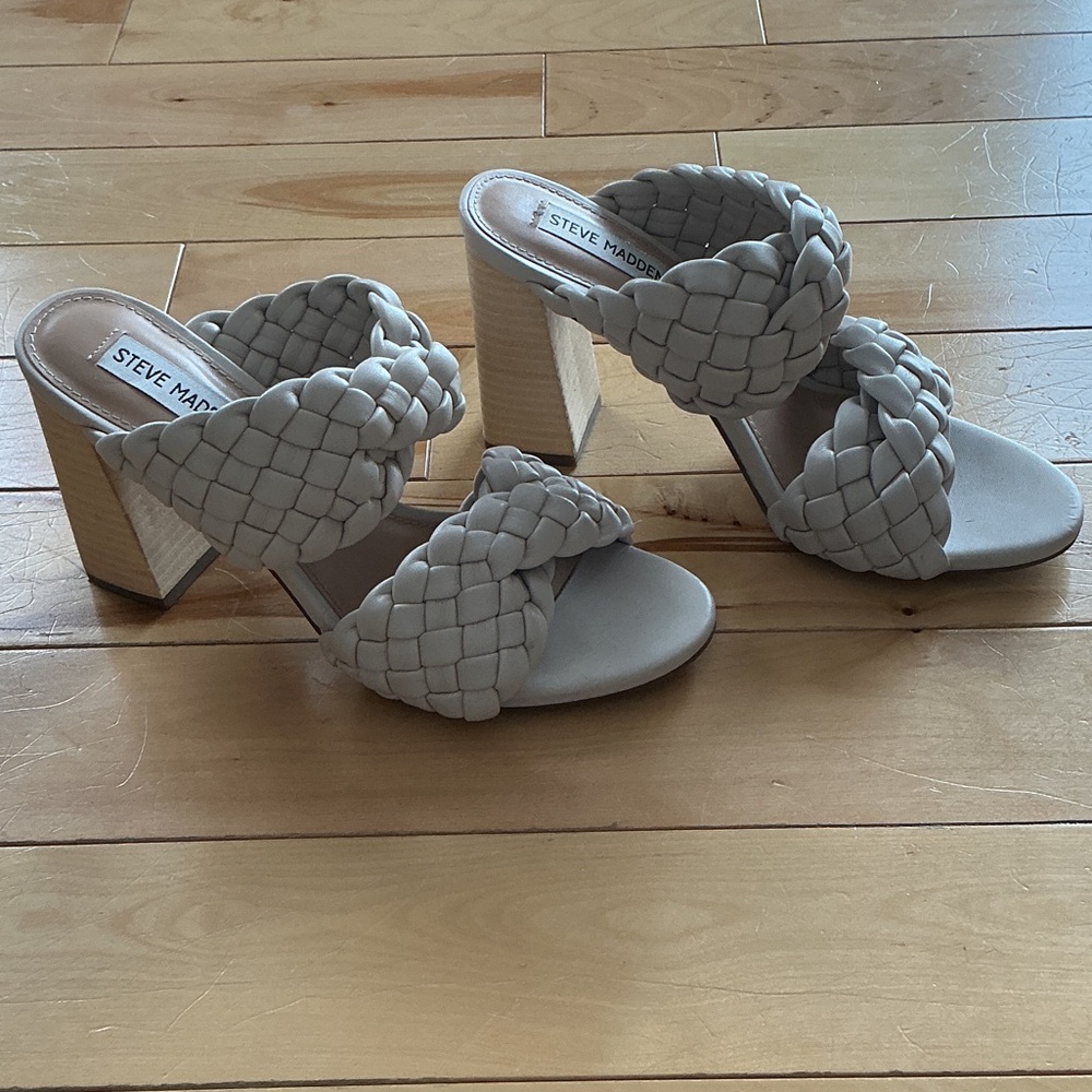 Steve Madden Women's Braided Heeled Sandals